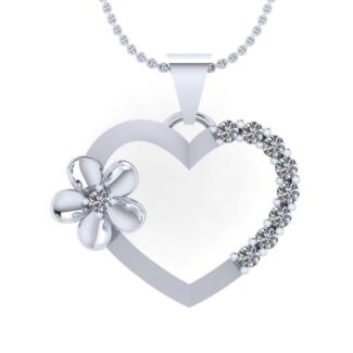 Heart Flower Necklace